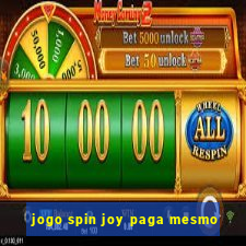 jogo spin joy paga mesmo